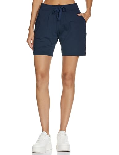 Macrowoman W-Series Women's Bermuda Shorts (MW3300_Navy Blue_M)
