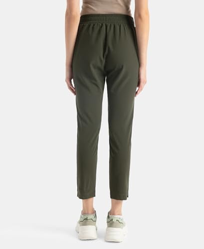 Jockey IW35 Women's Environment Friendly Recycled Microfiber All Day Pants with StayFresh Treatment_Olive_XXL