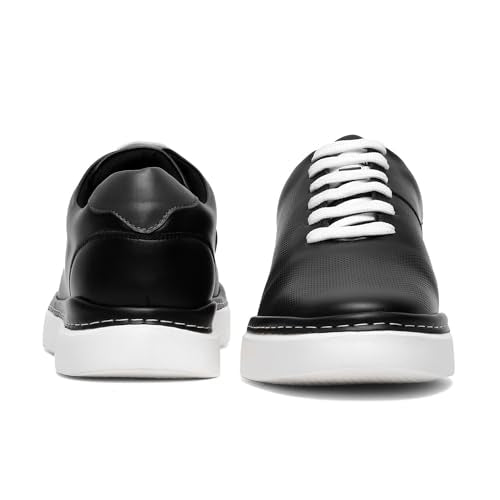 LOUIS STITCH Play Men's Egyptian Black Fashion Sneakers for Men All Day Comfortable Wear (SNK-FSD) (Size- 6 UK)