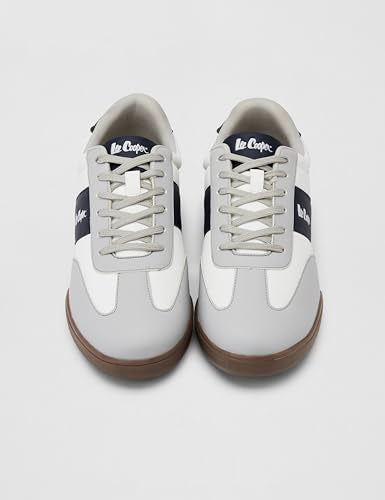 Lee Cooper LC9162A Men's Sneaker Shoes | Lightweight & Comfortable | Stylish Lace-Up Casual Footwear with Cushioned Insole | Perfect for Versatile Outfits_LC9162A_Grey_39EU_5UK