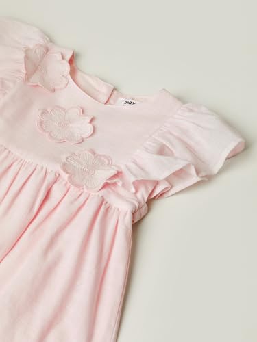 Max Girls Solid A-line Dress (Pink_2-3 Y)