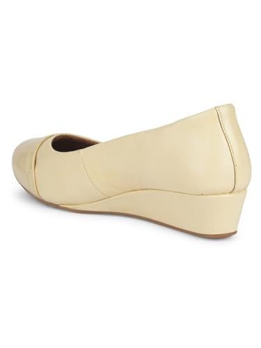Hush Puppies Women Wedge Heel Ballerina - Off White (5Uk)
