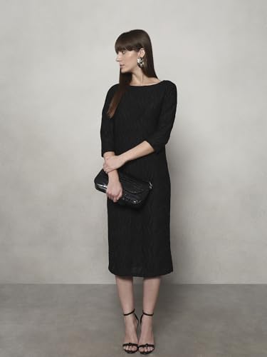VERO MODA Womens Midi Dress Black