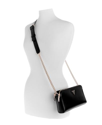 GUESS Messenger Cross Body Bags Daryna Status Crossbody (Black)