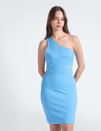 Calvin Klein Womens Blue Color Dress (S)