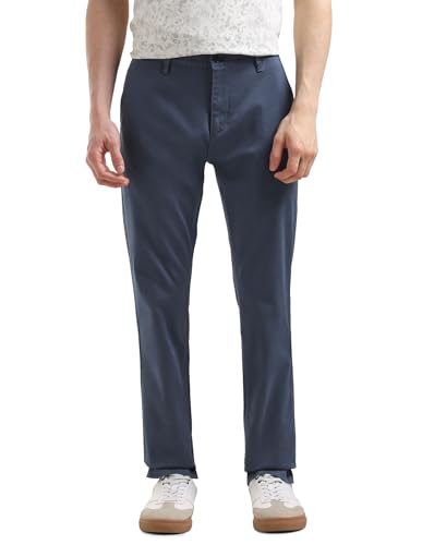 Slash Slim Tapered Fit Mid Rise Trousers