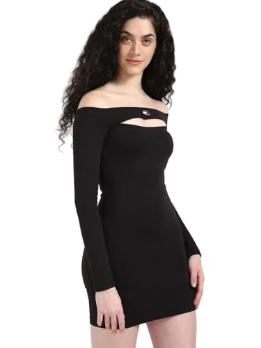 Viscose Off-Shoulder Neck Bodycon Dress