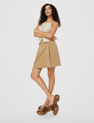 Catwalk Women Stylised Open Back Wedges | For Women & Girls (BROWN,8 UK)