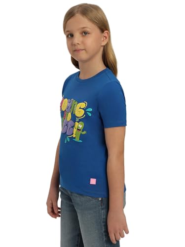 VERO MODA Girl Regular Fit Blue Tshirt