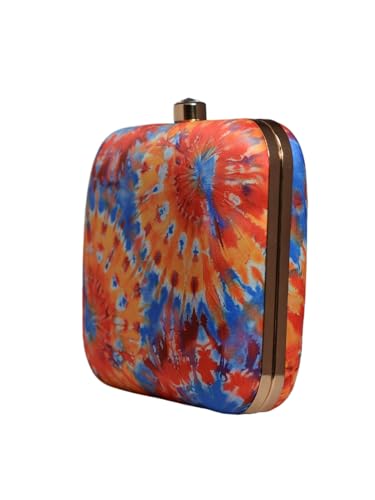 Artklim Multicolor floral Printed Clutch