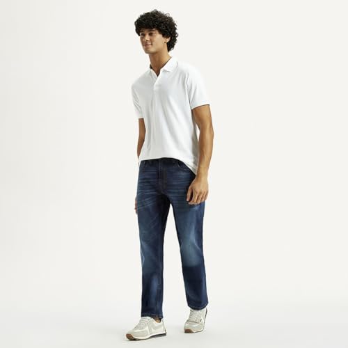 Levi's Men's Mid Indigo Tapered Fit Mid Rise Jeans, 004B4-0000, 32