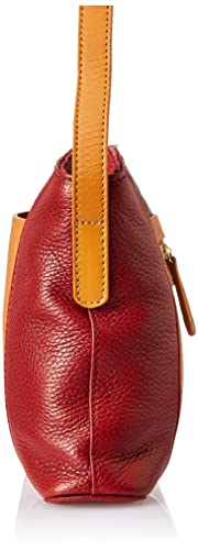 Hidesign womens EE MENERA III Medium Red M Blue Brown Crossbody