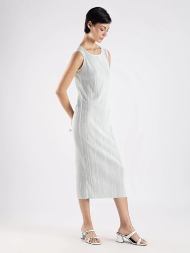 Calvin Klein Jeans Women's Polyester Sheath Below The Knee Casual Dress (44A211G020_Billowing Sail