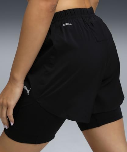 PUMA | Women's Ultra-Light 2-in-1 Running Shorts | Black | XS