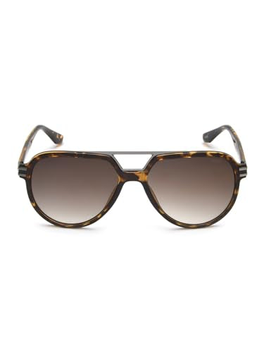 IDEE 100% UV protected sunglasses | Men | Pilot | Full Rim | Gradient | Brown-Frame | Brown-Lens | Large