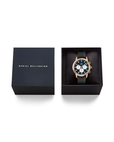 Daniel Wellington Blue Round Dial Analogue Men's Watch - DW00100877K
