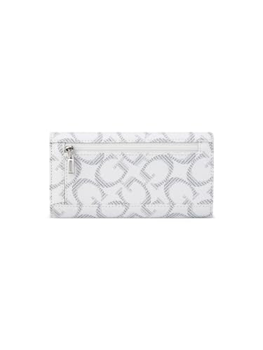 GUESS White Printed Granby Envelope Wallet