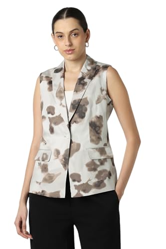 Van Heusen Women's Blazer (VWBZURGFB37006_Beige