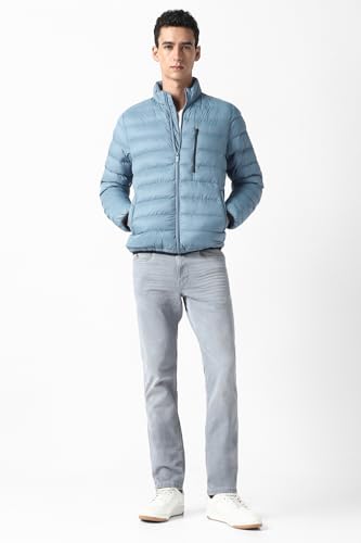 Van Heusen Men's A-Line Coat (VFJKABOFP56955_Light Blue
