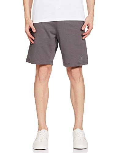 Van Heusen Flex Men's Chino Shorts (VFLOAATFF93516_Charcoal L)