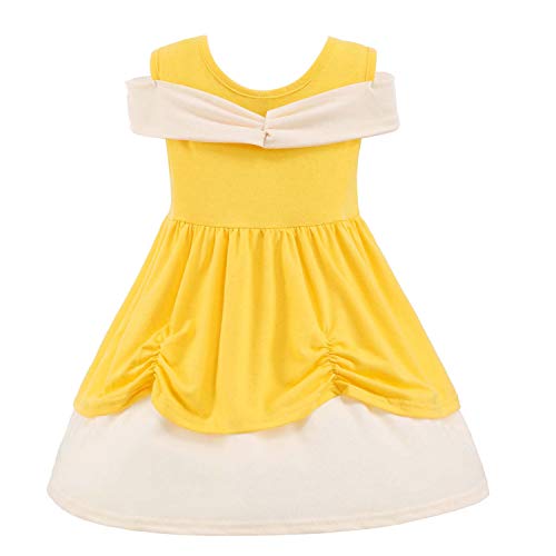 YUPPIN New Baby Girl Clothes Girls Dress Party Princess Summer Cosplay Baby Girl Fashion; Bellie 3-4 Years