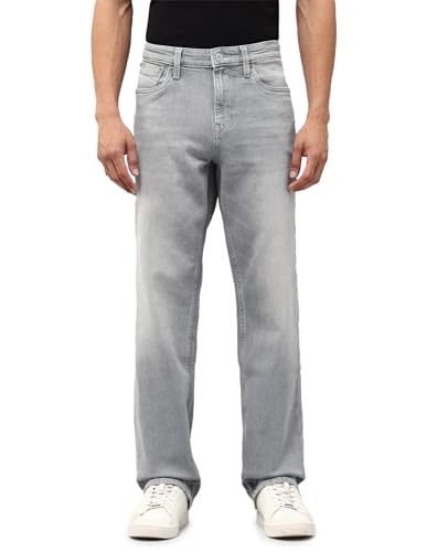 U.S. Polo Assn. Denim Co. Men's Relaxed Jeans (UDJEN2023_Mid Grey