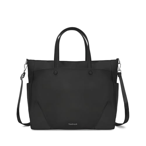 Fastrack WorkEase Minimilist Laptop Tote | 15" Laptop Compatibility | Made with Nylon for Durability | Workwear Bags for Women | College Bags with Laptop