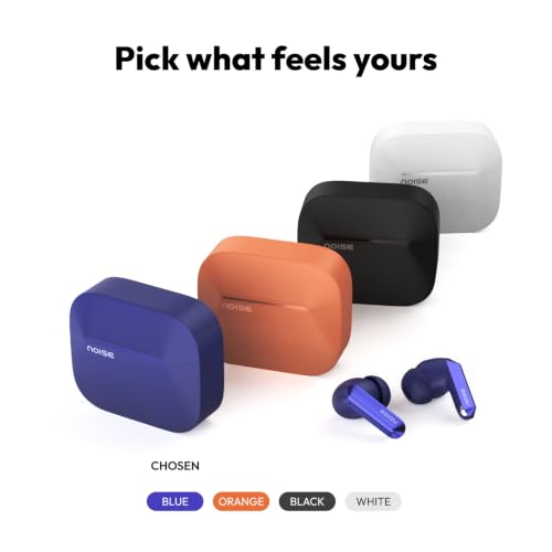Noise ALT Buds(S), 45Hrs Playtime, Quad mic ENC, App Support, Instacharge, Dual Pairing, Low Latency, 11 mm Drivers, BTv6.0, Bluetooth Ear Buds, TWS (Chosen White)