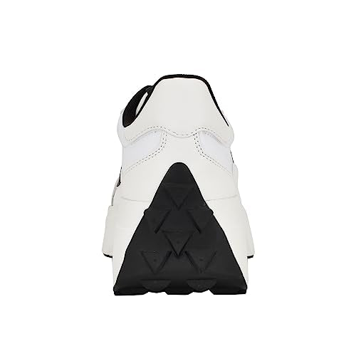 Guess Womens Calebb3Sneaker, White/Black 144, 4 UK
