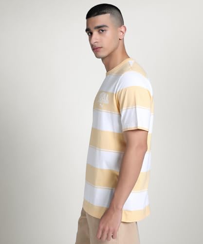 Puma Men's Regular Fit T-Shirt (684657_Almost Apricot
