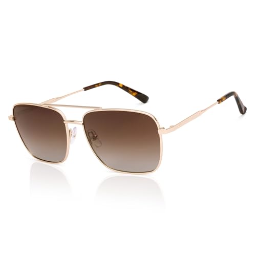John Jacobs Full Rim Square Stylish & Premium Sunglasses | JJ Acetate | Polarized and 100% UV Protected | Men & Women | Medium | JJ S70010