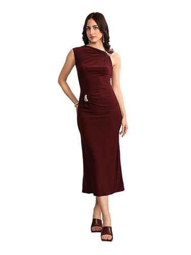 Kazo Cocktail Maxi Dress (Wine S)