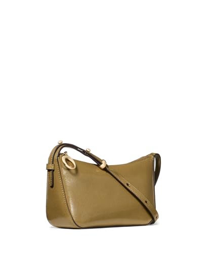 kate spade new york Women's Halo Fine Grain Leather Crossbody, Glazed Dried Thyme, One Size