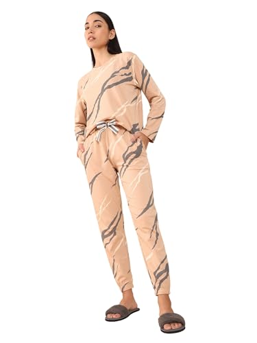 Sweet Dreams Women Printed Pyjama Set (Jogger)