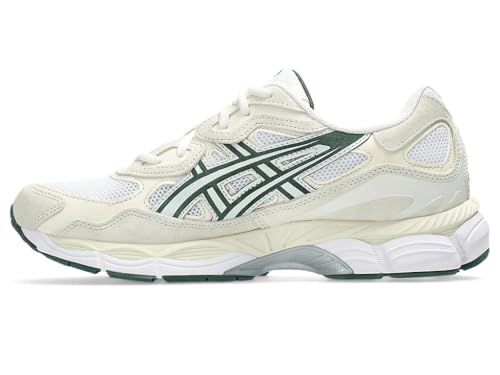ASICS Unisex Gel-NYC Ivory/Forest Night Sneakers - 5 UK Men/ 4 UK Women (1203A383.750)