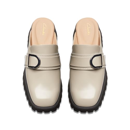 Clarks Stayso Free Ivory Leather