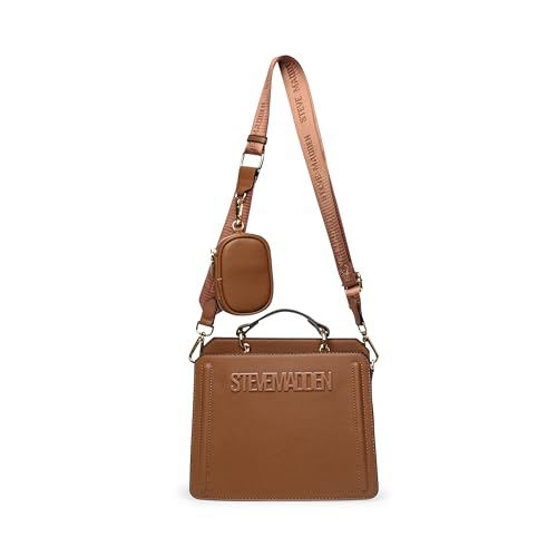 Steve Madden Women's Steve Madden Bevelyn Convertible Crossbody Bag, Nutshell, One Size