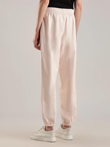 Calvin Klein Jeans Women's Regular Casual Pants (47B235G830-Pink_Silver Peony