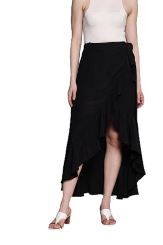 Label RITU KUMAR Black Laurel Skirt