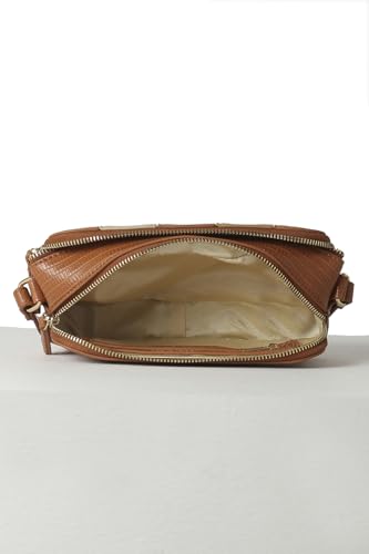 Women Brown Print Casual Sling Bag