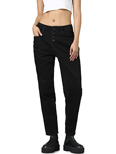 ONLY Women's Regular Jeans (15285598-Black Denim_Black 42)
