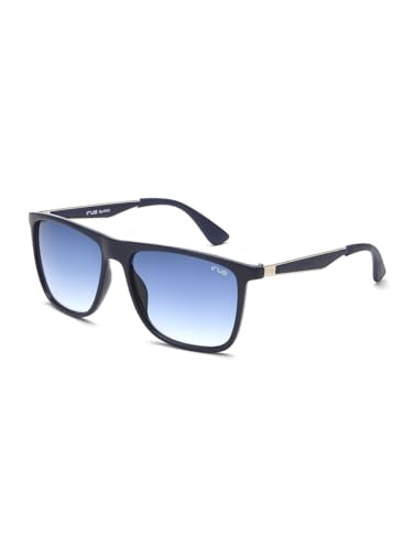 IRUS by IDEE 100% UV protected sunglasses | Men | Square | Full Rim | Gradient | Large | Blue - Frame | Blue - Lens