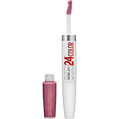 Maybelline New York Superstay 24, 2-Step Matte Lip colour, Perpetual Plum 055