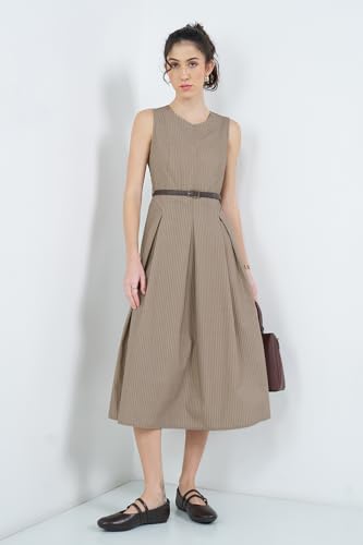 Annabelle by Pantaloons Womens Dress_SS26WWANDNJ00096G83A170_Dark Beige_2XL