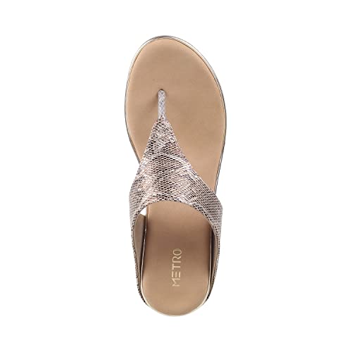Metro Women's Beige Comfy Fashiona Wedge Heel Sandals UK/6 EU/39 (34-61)
