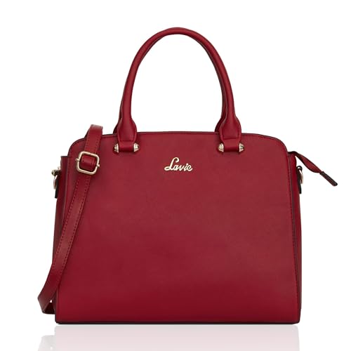Lavie Women's Ushawu Medium Satchel Bag for Women | Satchel Handbag for Work | Ladies purse | Stylish Shoulder Bag | Gift for Women