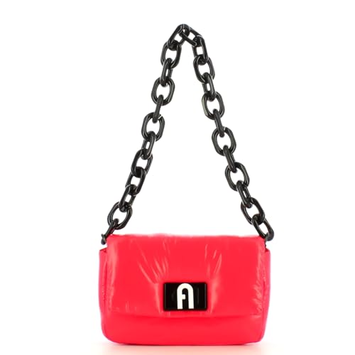 Furla 1927 Soft Mini Shoulder Bag Grenadine, One Size, Hobo Handbag with Cross-Body Strap, Women's Casual Handbag, Grenadine