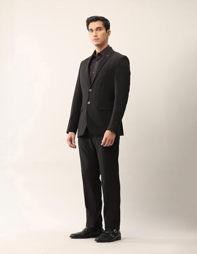 Arrow Men's Tailored Fit Ceremonial Suit Black