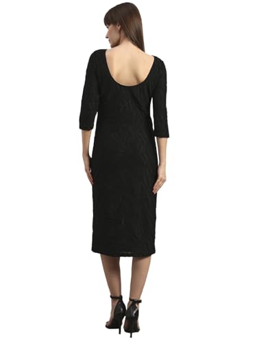 VERO MODA Womens Midi Dress Black
