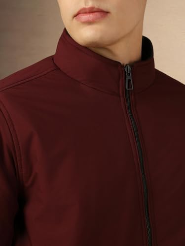 Dennis Lingo Men Multi Solid Regular Fit Full Sleeve Mock Collar Padded Jacket